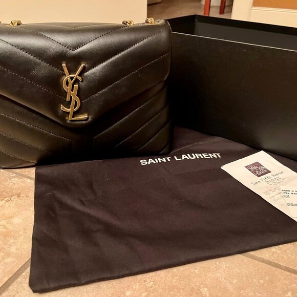 Loulou small quilted leather shoulder bag - Picture 4 of 4